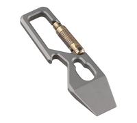 Homeponnew USO MULTIFUNZIONALE Il moschettone portatile Ti serve a molteplici scopi, tra cui un apribottiglie e una chiave inglese, rendendolo un must per gli appassionati di outdoor e sempre...