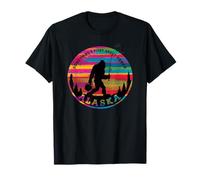 Homer Alaska Sasquatch Fishing Borough della penisola di Kenai Maglietta