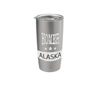 Homer Alaska vintage Bicchiere termico in acciaio inox doppia parete