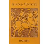 Homer Iliad & Odyssey (Copertina rigida) Leather-bound Classics