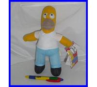 HOMER SIMPSONS Peluche Ufficiale Altezza 20cm NUOVO Licenza Ufficiale ORIGINALE