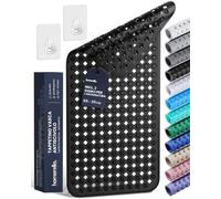 homerella Tappeto Vasca Antiscivolo 88x39cm Tappetino Doccia Antiscivolo | Senza BPA, Antimuffa e Antibatterico, Con 2 ganci per asciugatura rapida, Lavabile in lavatrice, Tappetino Vasca Antiscivolo
