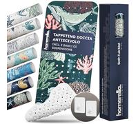 homerella Tappeto Vasca Antiscivolo Bambini 88x39cm Tappetino Doccia