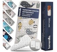 homerella Tappeto Vasca Antiscivolo Bambini 88x39cm Tappetino Doccia