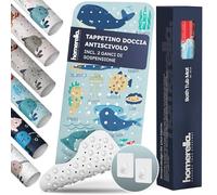 homerella Tappeto Vasca Antiscivolo Bambini 88x39cm Tappetino Doccia