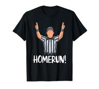 Homerun Arbitro Football Americano Sport Uomini Donne Ragazzi Bambini Maglietta