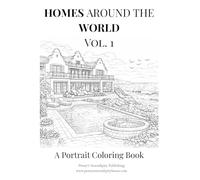 Homes from Around the World: Vol. 1 - A Portrait Coloring Book