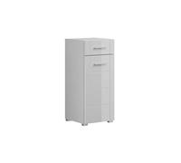 homes&jones Venice bagno, armadio da bagno, armadio, pensile, materiale in legno, bianco lucido, 37 x 77 x 23 cm