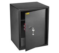 HomeSafe HV50K Cassaforte Grande Dimensioni con Chiave, 50x35x35cm (HxLxP), Cassaforte da Armadio per Sicurezza Domestica, Cassa Forte per Soldi, Gioielli, Documenti e Oggetti di Valore