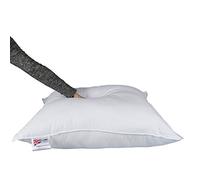 Homescapes - Imbottitura per cuscino in microfibra con rivestimento, 100% microfibra, colore: bianco, Microfibra, bianco, 80 x 80 cm