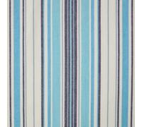 HOMESCAPES puro cotone Telo arredo New England Stripes Blu Navy Bianco 150 cm larghe Spessa tessuti filati tinti per Tappezzeria cortina Cuscino da arredamento pesante Materiale Dress AL METRO