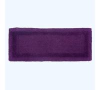 HOMESCAPES Tappeto da bagno lungo, runner di lusso, 1600 g/m², extra morbido, 100% cotone, reversibile, antiscivolo, lavabile, super assorbente, ad asciugatura rapida, colore: viola prugna, 40 x 100