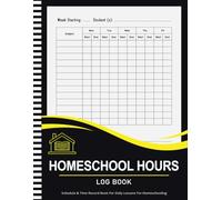 Homeschool Hours Log Book To Track Daily Learning Hours Attendance Progress