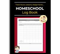 Homeschool Log Book: Track Homeschooling Hours, Attendance, Lessons, Assignments, Subjects | Home Teacher & Tutor Planner | 110 Pages: 2 Year Daily Organizer