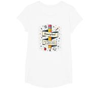 Homeschool Mamma: Insegnante Senza Stipendio Educazione Divertente Maglietta, Ragazze, Bianco, S