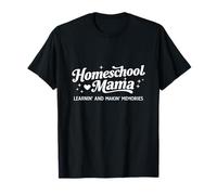 Homeschool Mamma Mamma Insegnante Apprendimento Memorie Design Maglietta