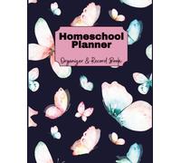 Homeschool Planner: Undated 12-month, 52-week Record Book for Teaching Multiple Kids - Academic School Year
