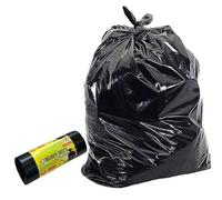 HomeSmith, sacchi per rifiuti super resistenti, a tenuta stagna e resistenti agli strappi (confezione da 20), neri (HS-139)