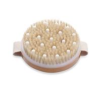 HomeSoGood 1 spazzola da bagno per cellulite e linfatico bagnato e asciutto palmare completo rilassante bagno spa massaggio corpo setole naturali