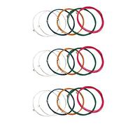 HomeSoGood 18Pcs Arcobaleno Colorato Chitarra Corde E-A per chitarra acustica Folk Chitarra Classica