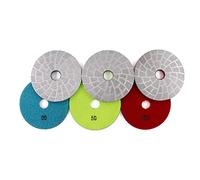 HOMESOM 3Pcs 4 Pollici Vuoto Brasato Diamante Rettifica Pad Per Granito Marmo Pietra Calcestruzzo Abrasivo
