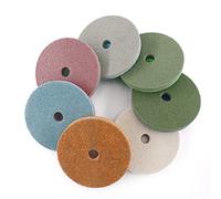 HOMESOM 5 "Spugna Fibra Diamante Lucidatura Pad Uso Bagnato Disco Levigante Calcestruzzo Granito Marmo Pulizia Lucidatura Ruota Grit 300-10000 7pcs