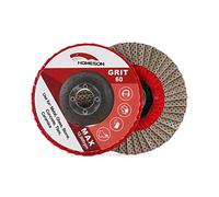 HOMESOM Disco diamantato da 4 pollici per mola diamantata, smerigliatrice angolare da 100 mm, disco abrasivo in pietra in metallo e plastica abrasiva grana 60