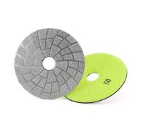 HOMESOM Grinding Pads diamantati brasati a vuoto a 4 pollici Grit 50 per l'abrasivo concreto della pietra del marmo del granito