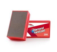 HOMESOM Tamponi per lucidatura a mano diamantati elettrolitici 200 Grana di vetro Rilievo Pietra Marmo Ceramica