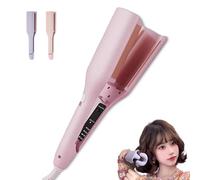 Homessencials Hair Styling Tool, Hair Styling Tool With Negative,Adjustable Temperatures for Quickly Creating Smooth Waves, for Travel & Home (Pink)