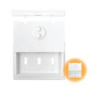 HomeStar - Protezione per interruttore della luce di sicurezza | Stile triplo a levetta | Piastra interruttore a prova di bambino | Protezione interruttore a prova di manomissione | Coperchio blocco