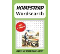 Homestead Word Search Puzzle Book: Word Searches with Easy to Read Print about Homesteading, Sustainable Living, Farming and More. /6x9 inches, 110 ... for any occasion, Free Time and Relaxing.