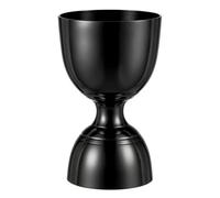 Homestia Doppio Jigger nero, 2 oz 28,3 g in acciaio inox a forma di campana