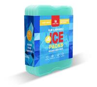 hometimestore Pane refrigeranti sottili per borsa frigo, senza BPA, riutilizzabili e salvaspazio, per campeggio, pesca, viaggi su strada e spiaggia, 4 pezzi