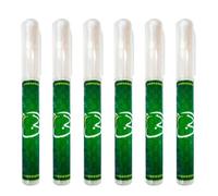 Hometimestore Spazzolino per denti in miswak naturale con cappuccio a stilo per il ripostiglio senza componenti chimiche, portatile, per la cura quotidiana di denti e gengive, 6 pezzi
