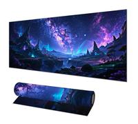 HOMETITUTE Tappetino per mouse grande, 80 x 30 cm, tappetino per mouse da gioco Cosmic Night Sky antiscivolo per tastiera desktop tappetino XL per mouse per casa ufficio laptop accessori per mouse