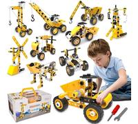 HOMETTER,Set di giocattoli educativi per la costruzione di staminali, 10 in 1, set creativo regalo per ragazzi e ragazze età 5 6 7 8 9 10+ anni