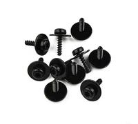 HomeVortex 10 bulloni M5 da 2,2 x 20 mm, per viti Torx a testa cilindrica Sems, per messa a fuoco sotto il motore deflettore per diga d'aria kit di fissaggio nero