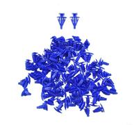 HomeVortex 100 pezzi di plastica blu Weatherstrip clip fermaporta per OEM 67867-12150 tergicristallo tipo ugello modanatura esterno Trim Fastener