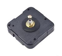 HomeVortex 12888 Movimento per orologio con movimento muto, nucleo in plastica ad alta coppia per grandi orologi da parete fai da te, meccanismo di salto con filettatura da 6 mm, funzionamento