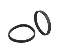 HomeVortex 2 cinghie di ricambio in gomma per pialla 1911B, cinghia di ricambio a doppio ingranaggio, 268 mm di lunghezza x 9,6 mm di larghezza, nero