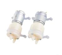HomeVortex 2 pezzi R365 per mini motore CC autoadescante pompa dell'acqua a diaframma, 12 V in acciaio inox silenzioso, per macchina da caffè e tè, erogatore acquario, ugello da 9 mm
