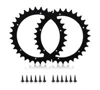 HomeVortex 2 punte di trazione per tosaerba, 205 mm, in plastica, antiscivolo, accessori per Worx per Landroid serie S/M WR165E WR167E, colore nero, per prati bagnati o inclinati