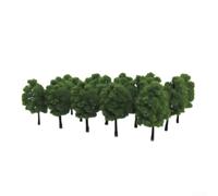 HomeVortex 50PCS Per HO Scale Trees, Plastica, 1:100 Alberi Modello | Miniatura in plastica da 3,6 cm per decorazioni realistiche fai da te per paesaggi ferroviari architettura diorama