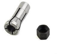 HomeVortex Accessorio per dado mandrino 3 mm 6 mm compatibile con 906 763620-8 763627-4 GD0603 GD0601 Parte di ricambio in acciaio per utensili (6 mm + dado)
