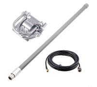 HomeVortex Antenna omnidirezionale esterna da 868 MHz 915 MHz tipo N connettore maschio in fibra di vetro antenna di ricezione a lunga distanza per monitoraggio agricolo minatori di elio LoRa (antenna