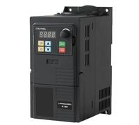 HomeVortex Azionamento a frequenza variabile da 0,75 kW, ingresso monofase da 220 V a uscita trifase controller motore CA con PLC e PID integrati, VFD compatto per ventola per macchine per la