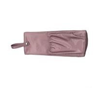 HomeVortex Borsa per ferro arricciacapelli resistente al calore, custodia portatile per piastre e strumenti per lo styling, organizer da viaggio con gancio per appenderlo, protezione, 30 x 12 cm, nero