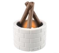 HomeVortex Campfire Diffusore per aromaterapia con fiamma simulata, umidificatore di grande capacità da 250 ml, nebbia continua 18 ore, funzione timer, compatibile con oli essenziali, atmosfera