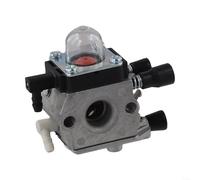 HomeVortex Carburatore per FS38 FS45 FS55 FS74 FS76 per decespugliatori FS80 FS85, parte di ricambio in metallo per 1125 122 9001 120 0619, accessorio per motore tosaerba nero argento